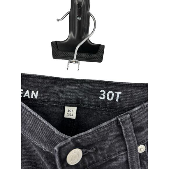 J. Crew Jeans Womens 30T Slim Boyfriend Washed Black Distressed Denim NWT - Picture 6 of 9